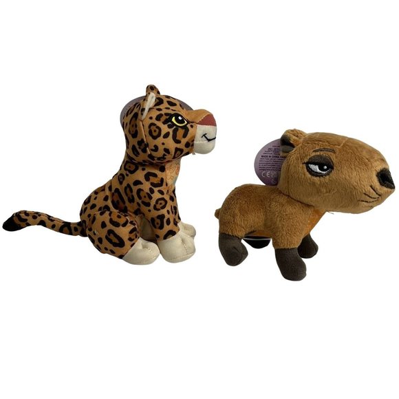 Disney Encanto Capybara Chispi And Jaguar Small Plush Jakks Toys Stuffed Animal - Picture 3 of 12